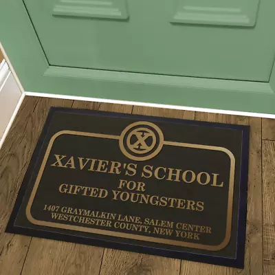 Buy Xaviers School For Gifted Youngsters Welcome Mat Doormat Based On Marvels X Men • 22.99£