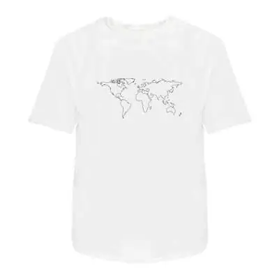 Buy 'World Map' Men's / Women's Cotton T-Shirts (TA030938) • 11.89£
