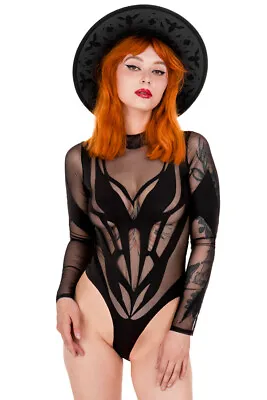 Buy Restyle - Phoenix - Mesh Bodysuit / Gothic Fashion • 61.95£