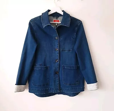 Buy Joules Alice Indigo Blue Denim Jacket Jacket Size Small 8 • 29.99£
