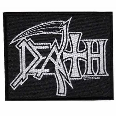 Buy Death Logo Patch Official Heavy Metal Band Merch  • 5.69£