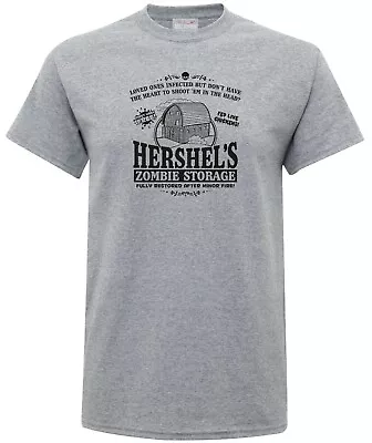 Buy Hershel's T-shirt  Zombie Storage Inspired The Walking Dead TV Gift  • 7.50£