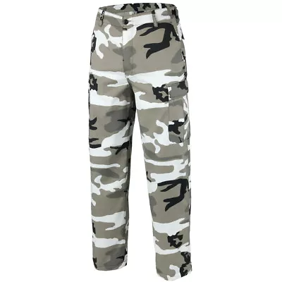 Buy Brandit US Ranger Trousers Paintball Combat Airsoft Mens Pants Urban Camouflage • 30.95£