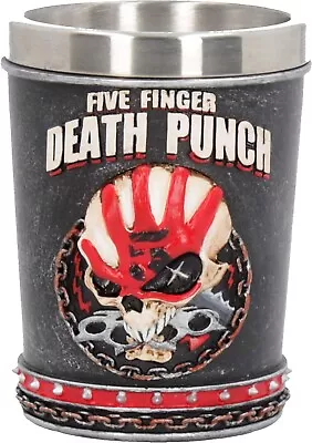 Buy Five Finger Death Punch Shot Glass, Official Licensed Band Merch, Nemesis Now • 15£