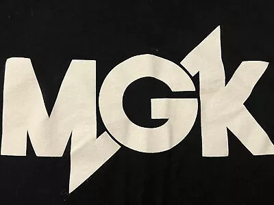 Buy Machine Gun Kelly MGK Initials Only Logo Rap Rock Shirt Medium NWOT Megan Fox’s • 23.62£