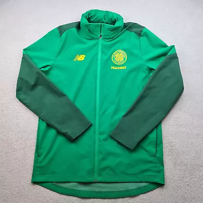 Buy Celtic Football Jacket Large Green Training Tracksuit Hooded New Balance 2019 20 • 49.99£