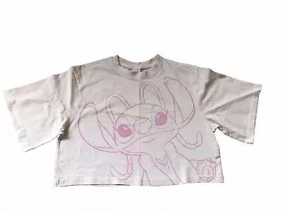 Buy Ladies Disney Lilo & Stitch - Angel T-Shirt - Size 'S' 10-12 - Primark - Excell. • 0.99£