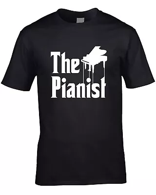 Buy Pianist Men's T-Shirt Gift Music Piano Player Teacher Best Funny Classical Band • 9.99£
