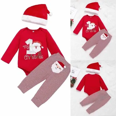 Buy Baby Boys Girls Christmas Party Fancy Costume Clothes Infant Xmas Outfits Set • 8.99£