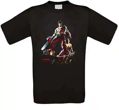 Buy Army Of Darkness Ash Horror Cult Movie T-Shirt • 12.43£