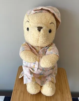 Buy Retired Disney Store Classic Bedtime Pooh 13” Plush Classic Winnie In Pajamas • 22.73£