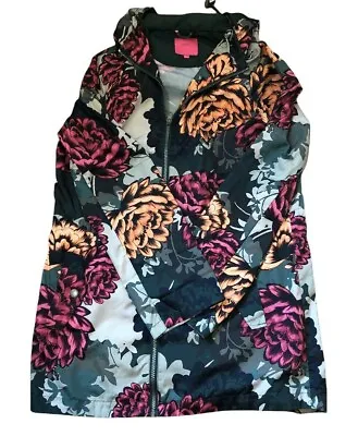 Buy Next Outerwear Lightweight Printed Loose Fitting Packable Jacket Hood Size UK10  • 5.95£