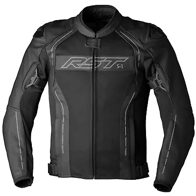 Buy RST S1 Mesh Mens Leather Jacket (CE) - Black/Black (3465) • 249.99£