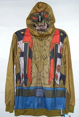 Buy Fortnite Boys Hoodie Jacket Dire Werewolf Long Sleeve Full Zip Brown 2XL NWT • 23.67£