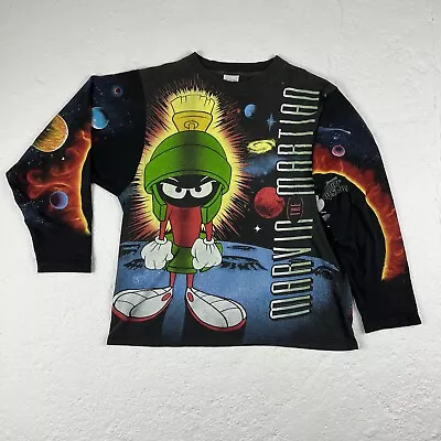 Buy Custom 1of1 Vintage Marvin The Martian 1993 All Over Print Long Sleeve Shirt L • 350£