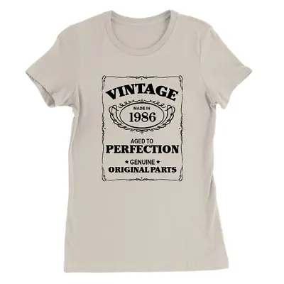 Buy Aged To Perfection 1986 Womens T-Shirt • 9.49£