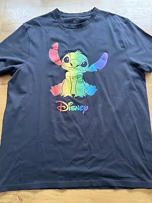 Buy Disney Pride Stitch Tshirt Size XL. Used. Small Mark On Front, Not Noticeable. • 10£