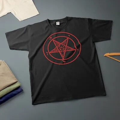 Buy Baphomet T-Shirt Various Sizes & Colours Satan Lucifer Unholy Demon Tee • 8.99£