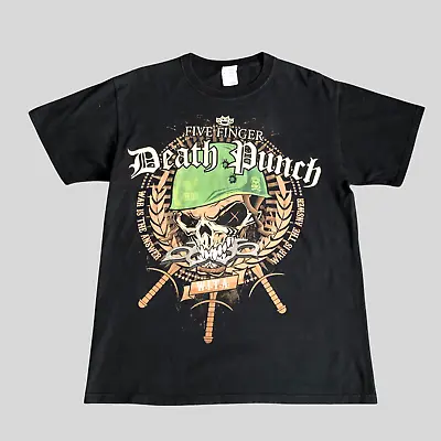 Buy Five Finger Death Punch T Shirt Men Large Graphic Heavy Metal Rock Band Skull • 9.79£