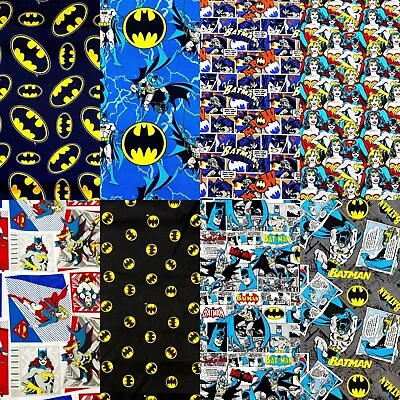 Buy DC Comics Licensed Printed Fabric 100% Cotton Sheet Craft Material 110cm Wide • 5.94£