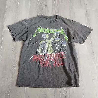 Buy Vintage Metallica Shirt S And Justice For All 1988 Tour Double Sided Single Crew • 188.99£