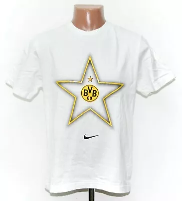 Buy Borussia Dortmund 2007/2008 Football Cotton Tee Shirt Jersey Nike Size M • 33.59£