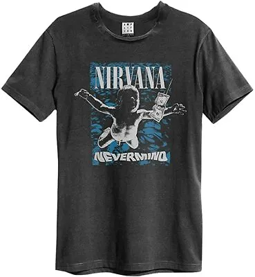 Buy Amplified Nirvana - Nevermind - Men's Charcoal T-Shirt  • 17.95£