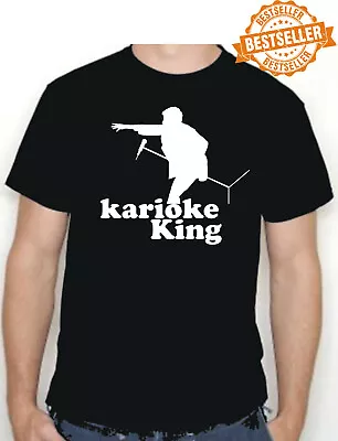 Buy KARIOKE KING T-shirt / UNISEX / Music / PUB / X-Factor / Holiday / Xmas / S-XXL • 11.99£