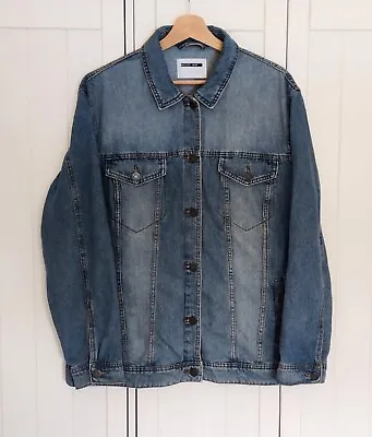 Buy Noisy May Denim Jacket Size 14 Lightweight Blue XL • 12.99£
