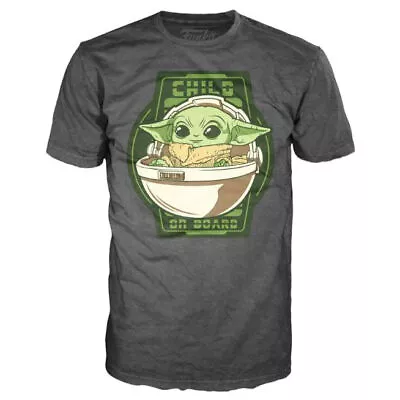 Buy Funko Star Wars Mandalorian Yoda The Child On Board T-Shirt • 30.59£