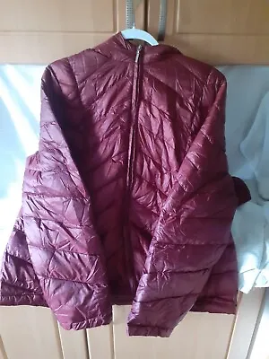 Buy Principles Packable Burgundy Quilted/Puffer Jacket  Size 18 Excellent Condition • 10£
