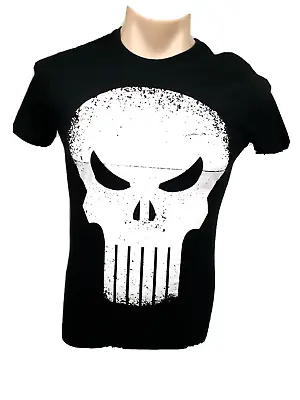 Buy The Punisher T-shirt Unisex Adults Size S Marvel Black White Graphic • 12.39£