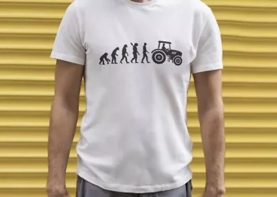 Buy Farming Evolution. Mens  X- Large White T-shirt. Brand New. • 11£