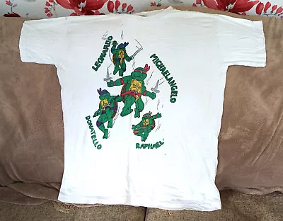 Buy Teenage Mutant Ninja Turtles T-Shirt For Kids/Worn Once/FREE Postage • 6.50£