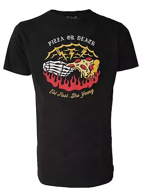 Buy Pizza Or Death Genuine Darkside Alternative Mens T Shirt • 18£
