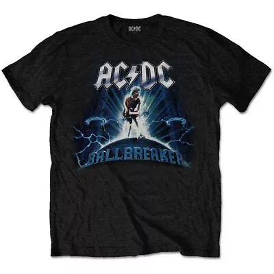 Buy Officially Licensed AC/DC Ballbreaker Mens Black T Shirt AC/DC Classic Tee • 14.50£