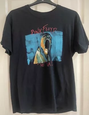 Buy Pink Floyd T Shirt Rare The Wall Prog Rock Band Merch Tee Size L Roger Waters • 14£