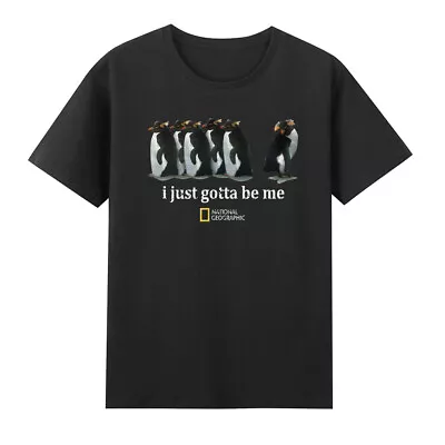 Buy I Just Gotta Be Me Funny Penguins Graphic Humor Saying Gift Retro Men's T-Shirt • 15.98£