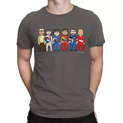 Buy Mens ORGANIC Cotton VIPwees T-Shirt Formula 1 Legends F1 Motorsport Racing Gift • 13.99£