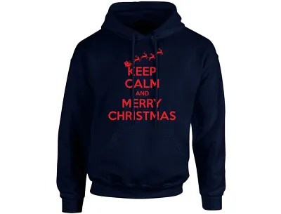 Buy Keep Calm Merry Christmas Unisex Hoodie (8 Colours) • 20.68£
