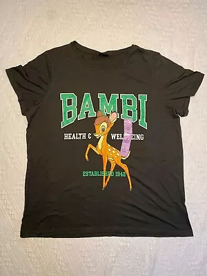 Buy Ladies Character Bambi T Shirt Top Size Large  • 10£