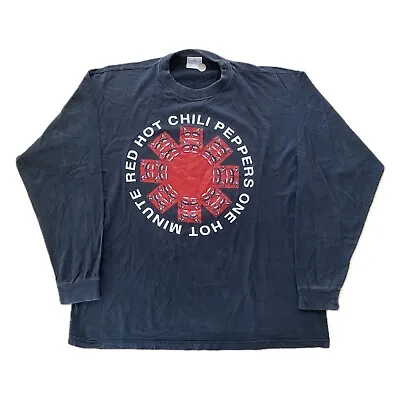 Buy 90’s Red Hot Chili Peppers Long Sleeve Vintage T-Shirt Size XL. Alt Rock Grunge  • 299£