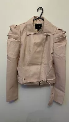 Buy Womens Baby Pink Leather Jacket • 20£