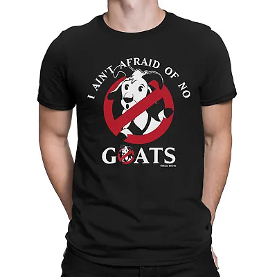 Buy I Aint Afraid Of No Goats Mens  T-Shirt Ghostbusters Funny Retro 80s Eco • 8.99£