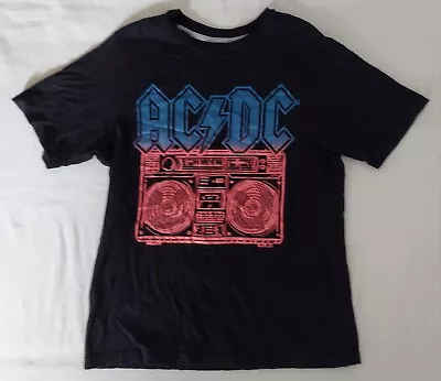 Buy AC/DC Youth T-shirt, Tee-shirt Size 14 / 16, Black Metal Music Concert Hard Rock • 7.87£