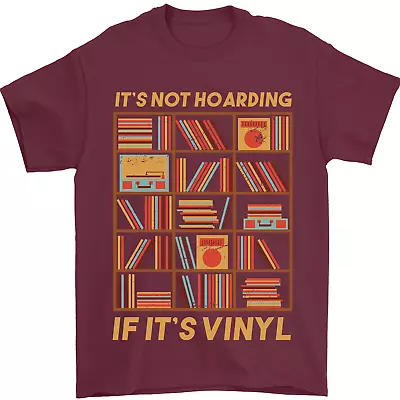 Buy Funny Vinyl Records Turntable Music LP Mens T-Shirt 100% Cotton • 8.49£