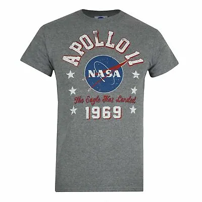 Buy NASA Mens T-Shirt Apollo 11 1969 Grey S-XXL Official • 13.99£