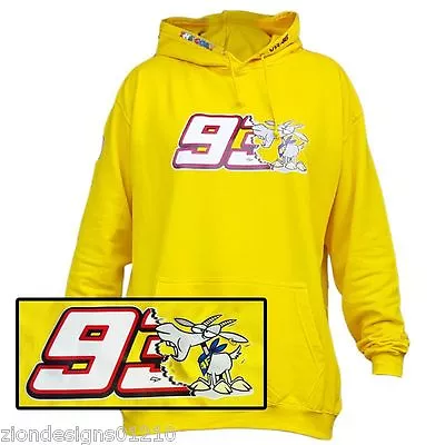 Buy Rossi 46 LOOK AT DESIGN ITS NOT WHO YOU THINK `THE GOAT 93 EATER`  Hoodie  • 24£