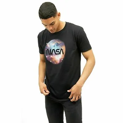 Buy Official NASA Mens Galaxy T-Shirt Black S - XXL • 13.99£