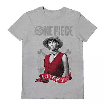Buy One Piece (Live Action Luffy) Grey Unisex T-Shirt • 17.99£